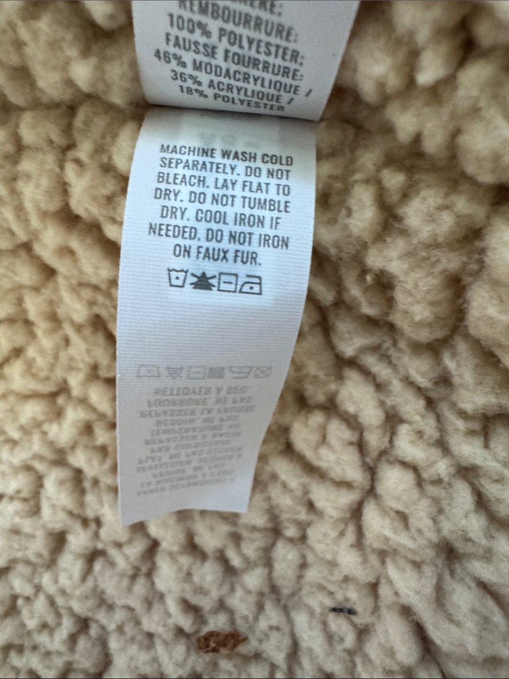 Aerie Orange Quilted Oversized Puffer Jacket with Faux Fur Collar - Picture 5 of 8